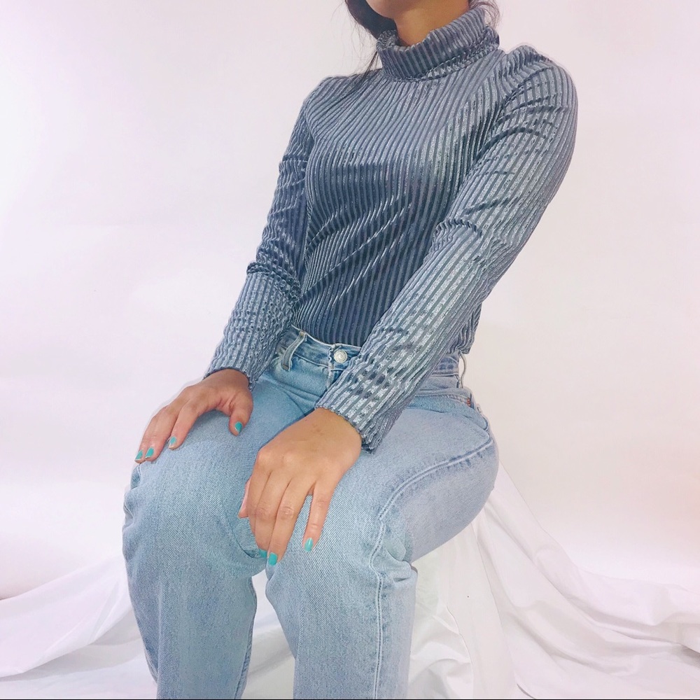 Classy Velvet Turtleneck